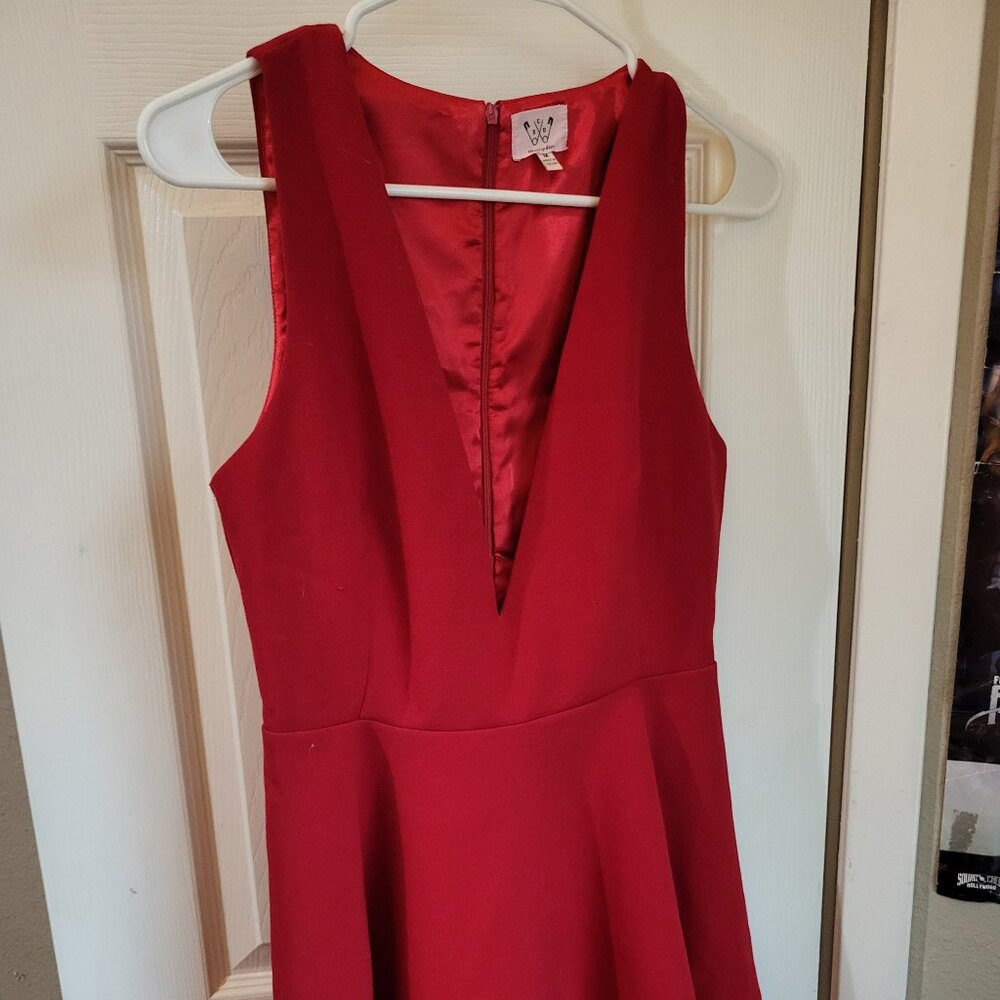 Red dress